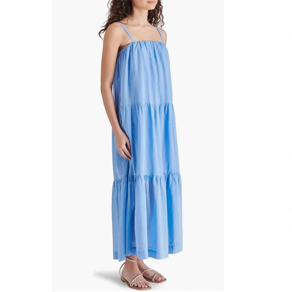Steve Madden Oceane Tiered Cotton Maxi Sundress - Picture 5 of 5